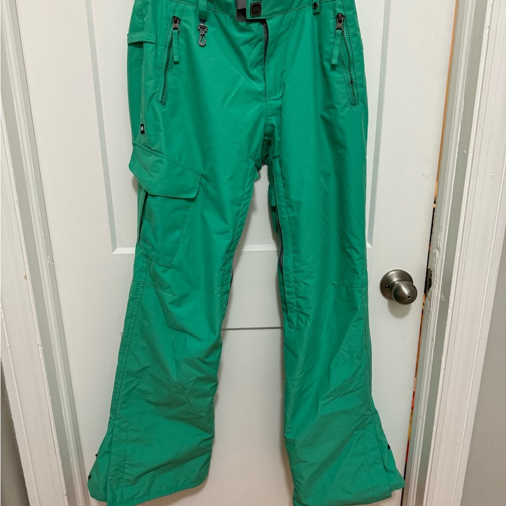 Teal Green 686 Snowboard Pants